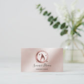 Eenvoudig, modern, handgemaakt Visitekaartje voor  (Staand voorkant)