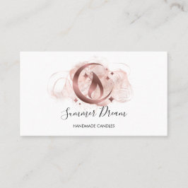 Eenvoudig, modern, handgemaakt Visitekaartje voor 