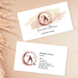 Eenvoudig, modern, handgemaakt Visitekaartje voor 