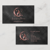 Eenvoudig, modern, handgemaakt Visitekaartje voor (Voorkant / Achterkant)