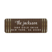 Eenvoudig modern handgeschetst script etiket (Voorkant)