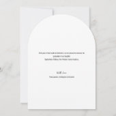 Eenvoudig Modern Handgeschreven Script Afstuderen  Kaart (Achterkant)