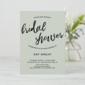 Eenvoudig, modern handschrift Vrijgezellenfeest in Kaart (Staand voorkant)