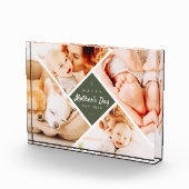 Eenvoudig Modern Happy Moederdag Custom Fotoblokken (Rechts)