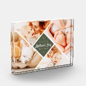 Eenvoudig Modern Happy Moederdag Custom Fotoblokken (Links)