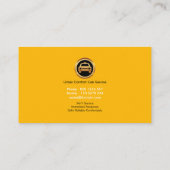 Eenvoudig, modern, helder, professioneel taxiappar visitekaartje (Achterkant)