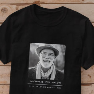 Eenvoudig Modern Herdenkingsaandenken Aangepaste F T-shirt