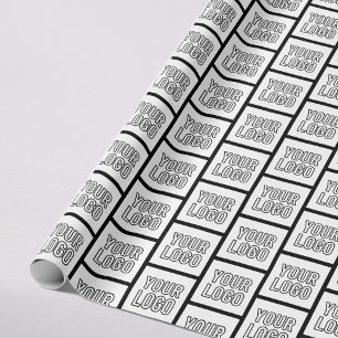 Eenvoudig modern herhalend patroon met elk logo of cadeaupapier