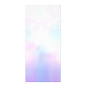 Eenvoudig modern Holographic Salon Service Menu (Achterkant)