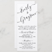 Eenvoudig modern huwelijk (Voorkant / Achterkant)