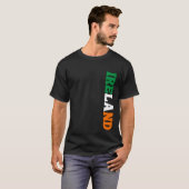 Eenvoudig Modern Ierland Nationale Vlag Kleding T-shirt (Voorkant volledig)