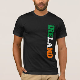 Eenvoudig Modern Ierland Nationale Vlag Kleding T-shirt