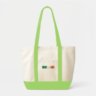 Eenvoudig Modern Ierland Nationale Vlag Kleding Tote Bag