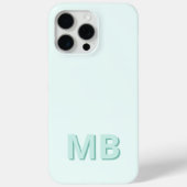 Eenvoudig Modern Initiaal Monogram Case-Mate iPhone Case (Achterkant)