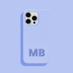 Eenvoudig Modern Initiaal Monogram iPhone 15 Pro Max Hoesje<br><div class="desc">Eenvoudig Modern Initiaal Monogram Telefoon Case. Creëer uw eigen gepersonaliseerde iPhone Case met aangepaste initiaal naam.</div>