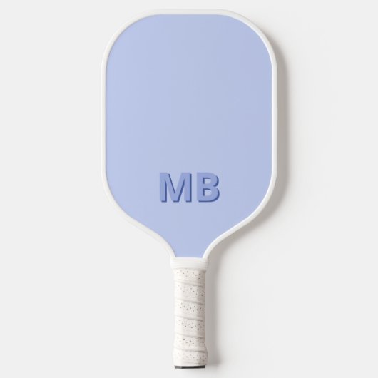 Eenvoudig Modern Initiaal Monogram Pickleball Paddle (Voorkant)