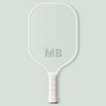 Eenvoudig Modern Initiaal Monogram Pickleball Paddle<br><div class="desc">Eenvoudig Modern Initiaal Monogram Pickleball Paddle. Creëer uw eigen gepersonaliseerde pickleball met aangepaste initiaal naam.</div>