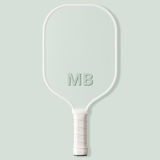 Eenvoudig Modern Initiaal Monogram Pickleball Paddle