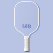 Eenvoudig Modern Initiaal Monogram Pickleball Paddle