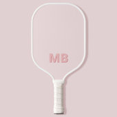 Eenvoudig Modern Initiaal Monogram Pickleball Paddle
