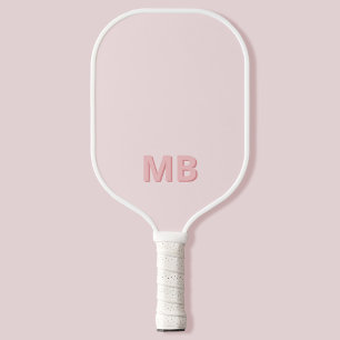 Eenvoudig Modern Initiaal Monogram Pickleball Paddle
