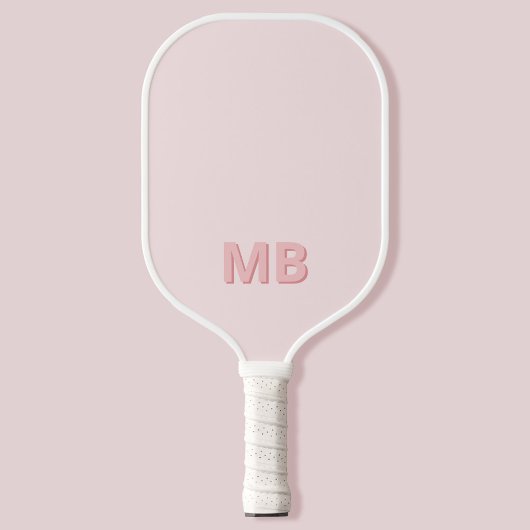 Eenvoudig Modern Initiaal Monogram Pickleball Paddle