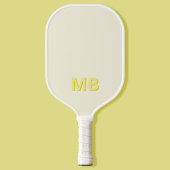 Eenvoudig Modern Initiaal Monogram Pickleball Paddle