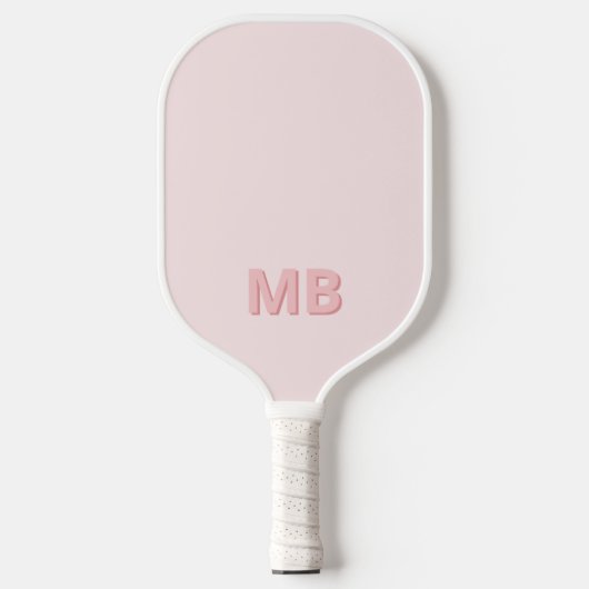Eenvoudig Modern Initiaal Monogram Pickleball Paddle (Voorkant)