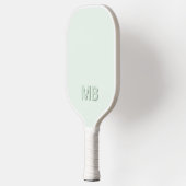 Eenvoudig Modern Initiaal Monogram Pickleball Paddle (Links)