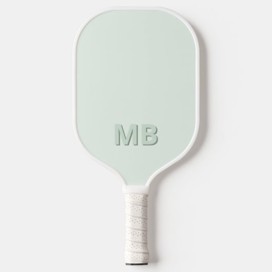 Eenvoudig Modern Initiaal Monogram Pickleball Paddle (Voorkant)