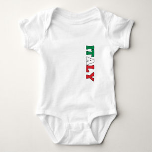 Eenvoudig Modern Italië Nationale Vlag Kleding Romper