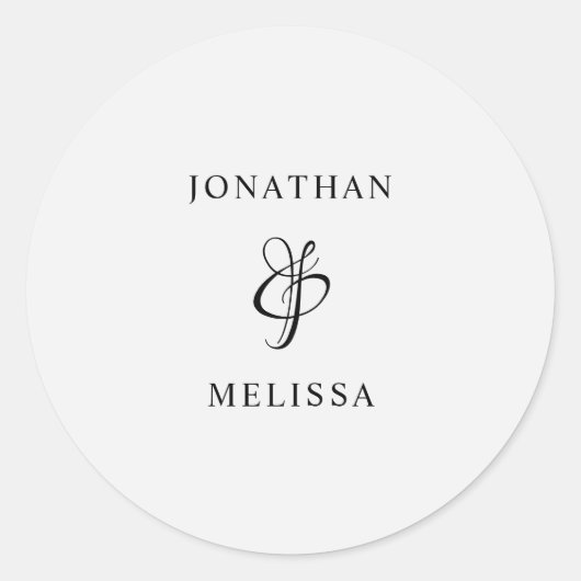 Eenvoudig modern jachtstempel voor Sticker van het (Voorkant)