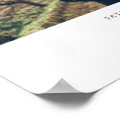 Eenvoudig modern kalligrafie Fotobruiloft welkom Poster (Hoek)