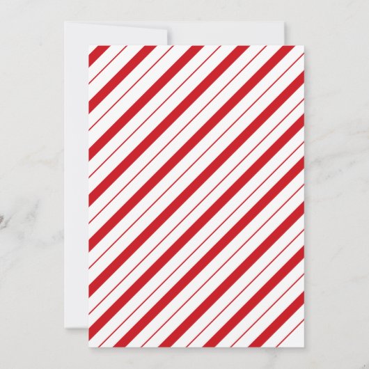 Eenvoudig modern kerstfeest 30e verjaardag kaart (Achterkant)