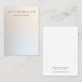 Eenvoudig modern Ketting-joodplaatjesbeeldscherm Visitekaartje (Voorkant / Achterkant)