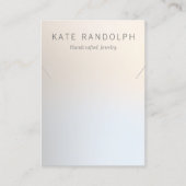 Eenvoudig modern Ketting-joodplaatjesbeeldscherm Visitekaartje (Voorkant)