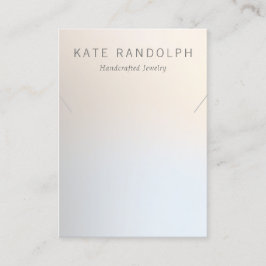 Eenvoudig modern Ketting-joodplaatjesbeeldscherm Visitekaartje