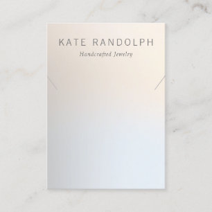 Eenvoudig modern Ketting-joodplaatjesbeeldscherm Visitekaartje