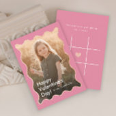 Eenvoudig Modern Kinder Fotoklaslokaal Valentijns Notitiekaartje