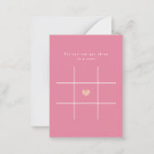 Eenvoudig Modern Kinder Fotoklaslokaal Valentijns Notitiekaartje (Achterkant)