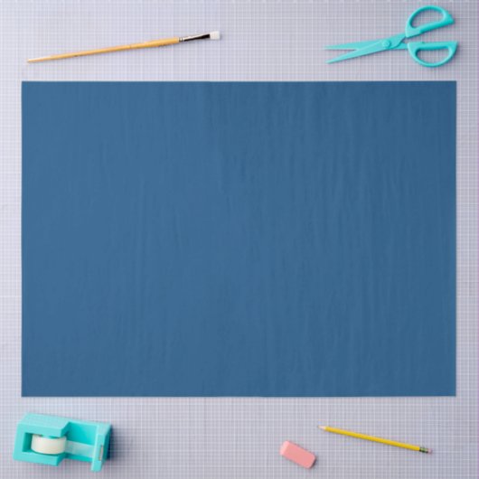 Eenvoudig modern Klassiek Blauw Tissuepapier (Craft)