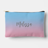 Eenvoudig Modern Kleurrijk Blush Roze en Blauw Etui (Voorkant)