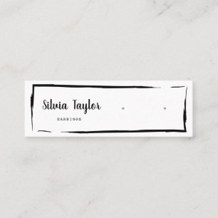 Eenvoudig modern Kraft-papier met display Mini Bus Mini Visitekaartje