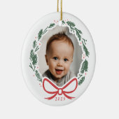 Eenvoudig modern krans foto keramische cirkel Orna Keramisch Ornament (Rechts)