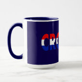 Eenvoudig Modern Kroatië Nationale Vlag Kleding So Mok (Links)