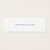 Eenvoudig Modern Label Kleding Hang Label Mini Visitekaartjes (Achterkant)