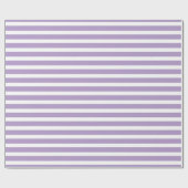 Eenvoudig modern lavender Paars Striped minimalist Cadeaupapier (Vlak)