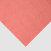Eenvoudig modern levend koraal tissuepapier (Detail)