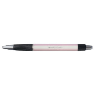 Eenvoudig Modern Licht Roze en Koraal Naam Pen