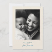 Eenvoudig Modern lijst 5 Photo Script afstuderen Aankondiging (Voorkant)